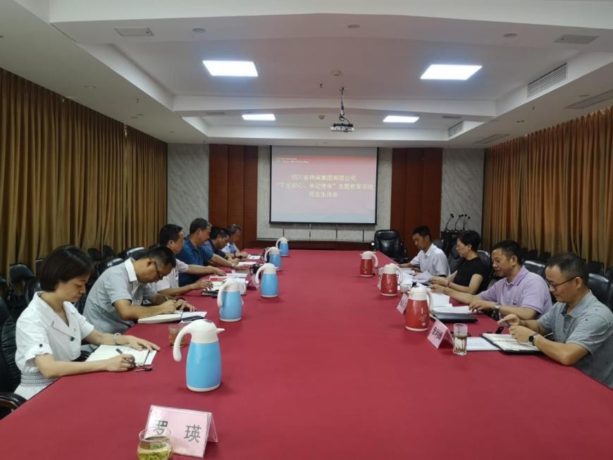 集團(tuán)公司召開“不忘初心、牢記使命”主題教育活動民主生活會