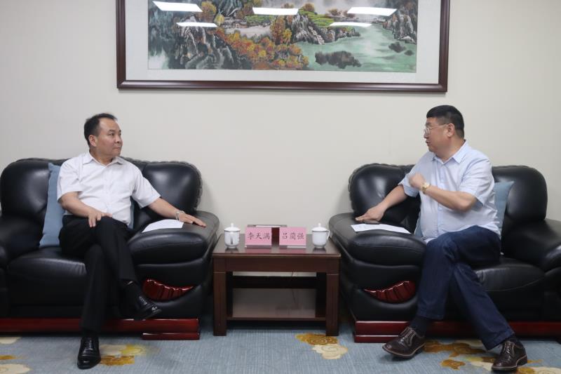 李天滿會見四川大學全球創(chuàng)聯(lián)常務副會長、四川會長呂藺強一行