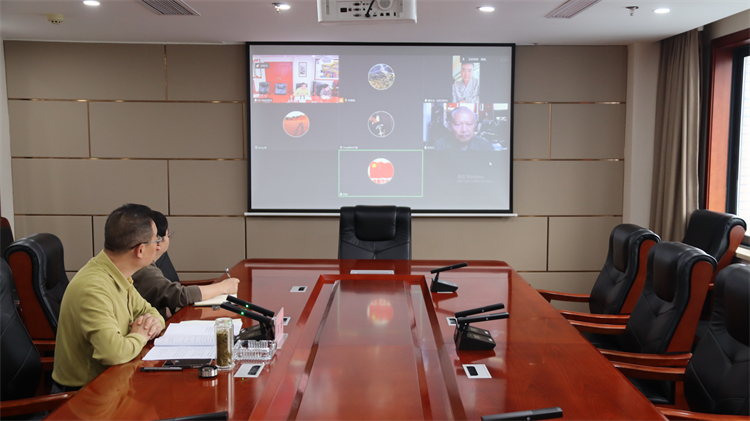 集團(tuán)公司出席與上海向陽公益基金會(huì)、 供銷總社青島公司、國科凱信集團(tuán)交流合作視頻會(huì)